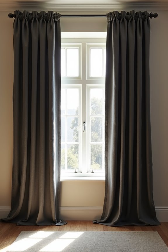 Do Curtains Help Keep Heat Inside Your Home? 9 dense sealed thermal curtain barrier
