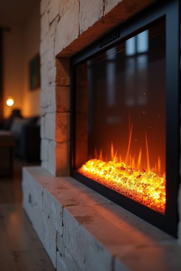 electric fireplaces ambiance no flames limited heat