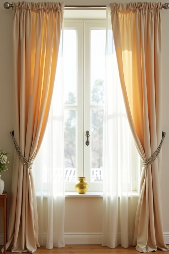 7 Steps to Hanging Curtains the Right Way 7 even folds natural settle extended rod