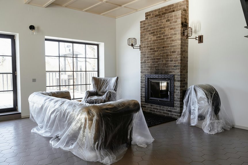 five ways to cover a fireplace