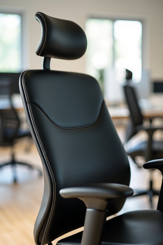 headrest free for active work