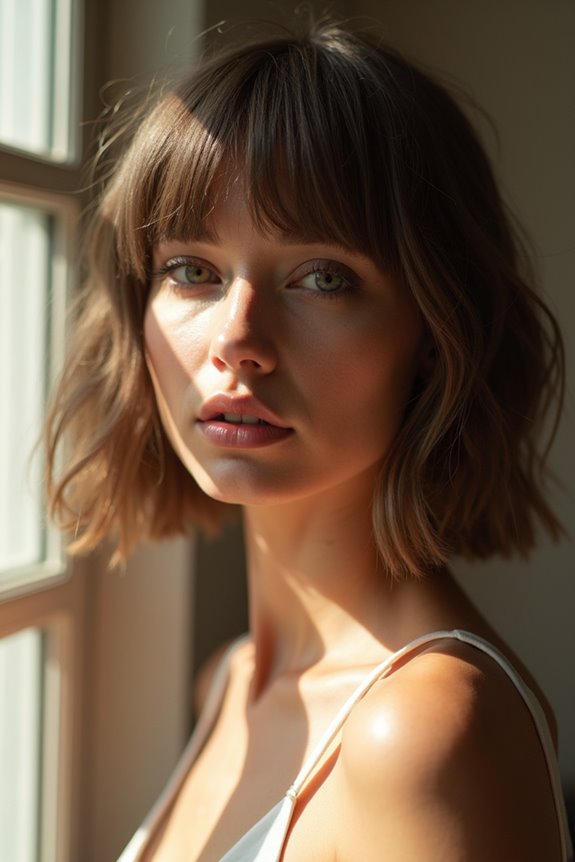 keep curtain bangs refreshed regularly