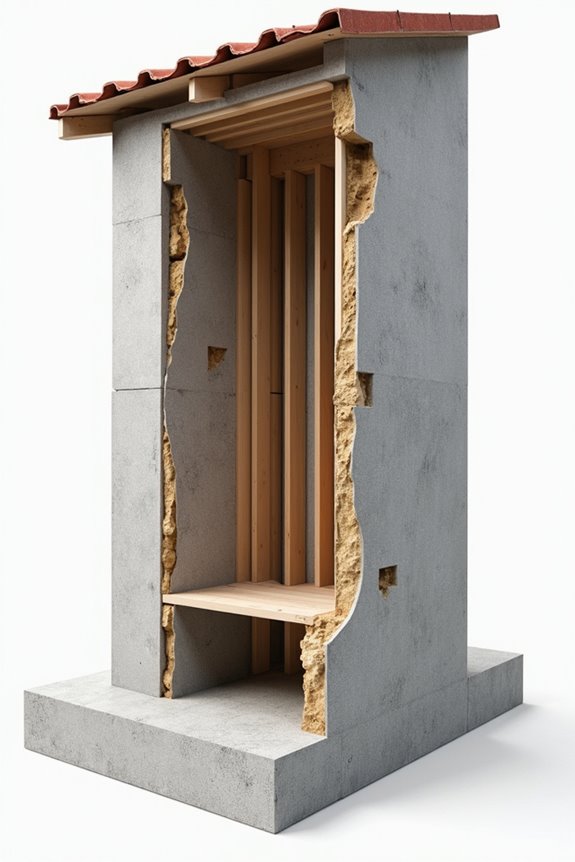 load bearing walls transfer roof weight