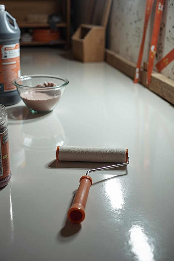 mix part a and b apply coats