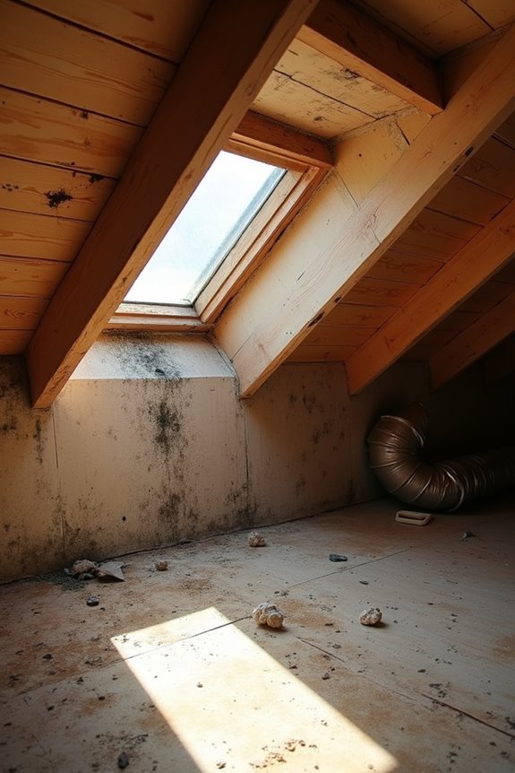 moisture causes mold rot damage