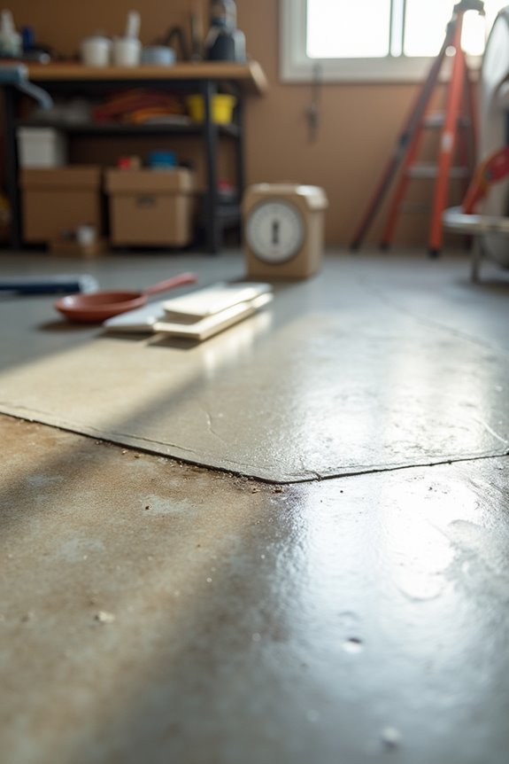moisture test inspect concrete