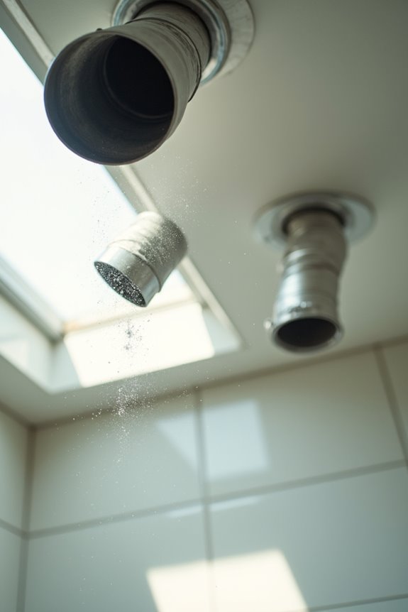 multiple bathrooms single duct failure
