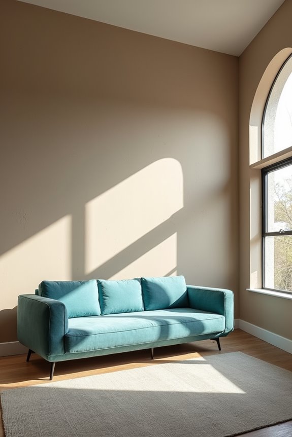 natural focal point for accent wall