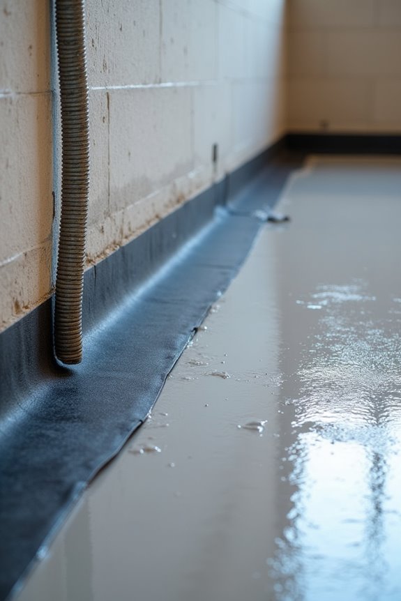 5 Steps to Building a Basement From Excavation to Foundation 2 perimeter drainage waterproofing concrete floor