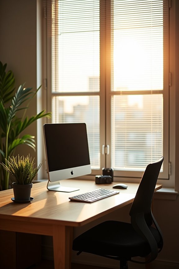Should Your Office Desk Face the Window for Maximum Productivity? 11 perpendicular desk window glare management