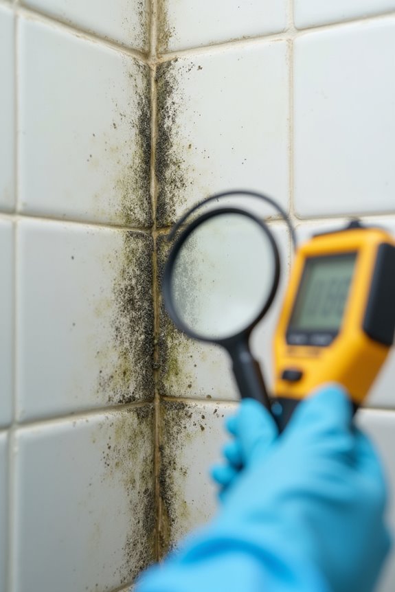 professional mold testing recommended for risks