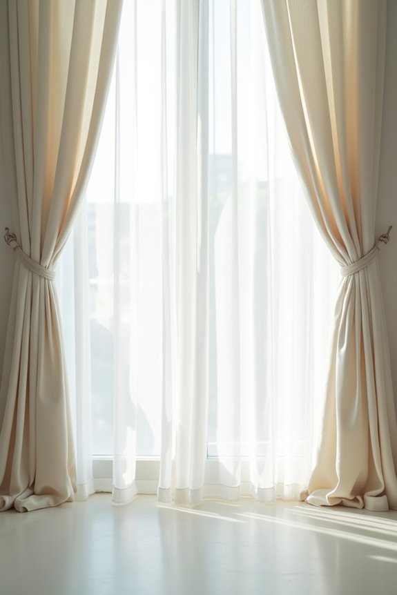 Should You Hang Curtains to Touch the Floor? 8 rod height framed curtain lengths specified