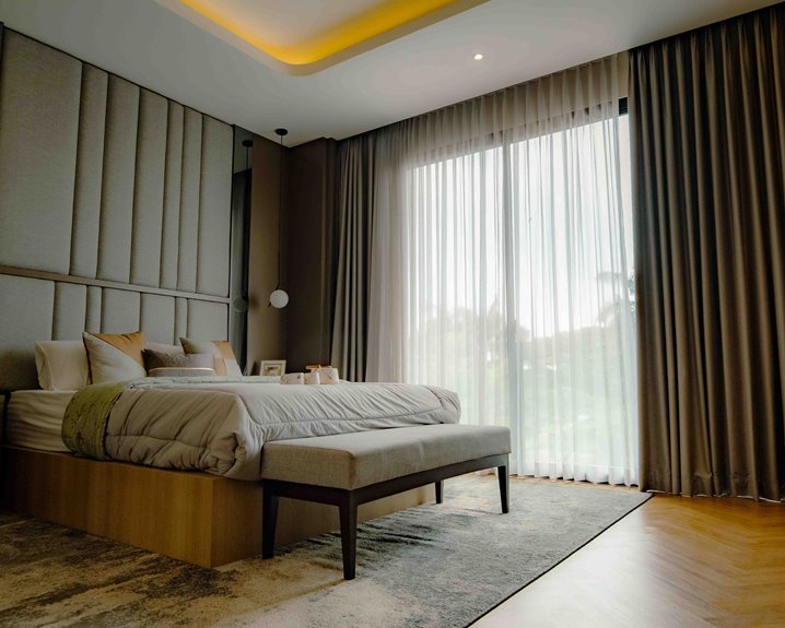 should curtains touch floor