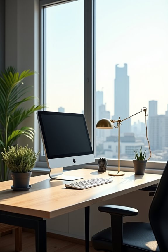 Should Your Office Desk Face the Window for Maximum Productivity? 10 side light adjustable blinds workday