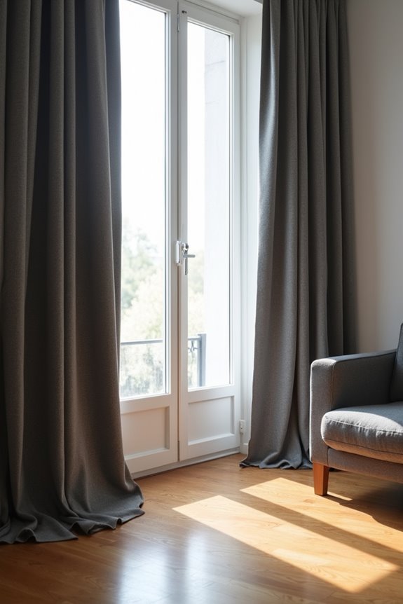 Should You Hang Curtains to Touch the Floor? 6 sill length curtains practical limited impact