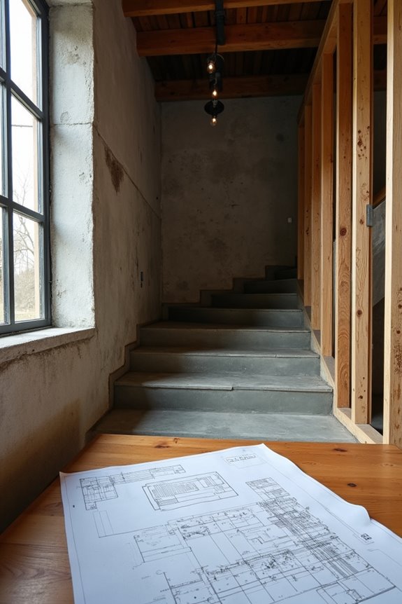 stamped basement plans engineer required cost
