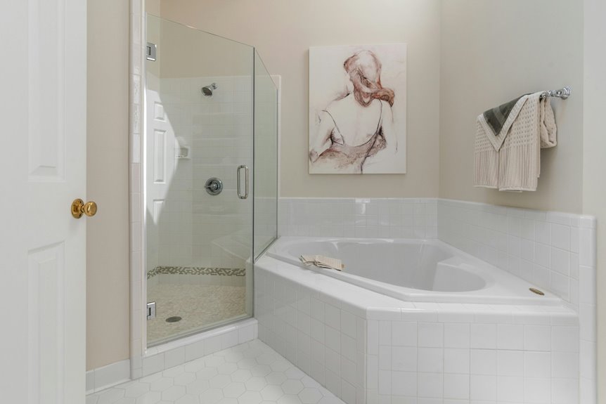 step by step bathroom tile painting