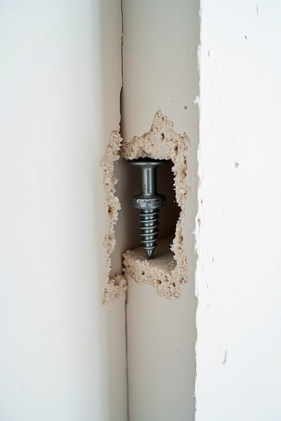 How Do Wall Anchors Work and Hold Weight? 6 study wall pilot flush tighten