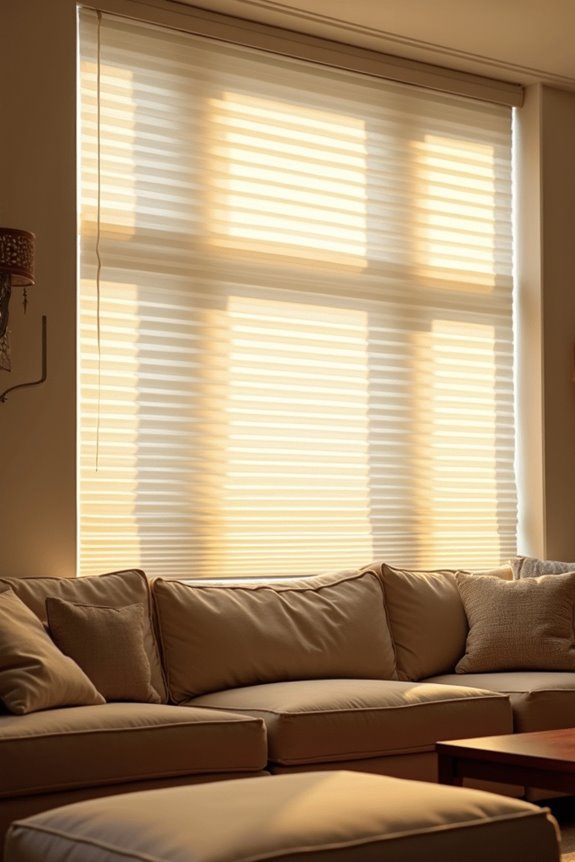 Do Curtains Help Keep Heat Inside Your Home? 7 thermal honeycomb shades insulate