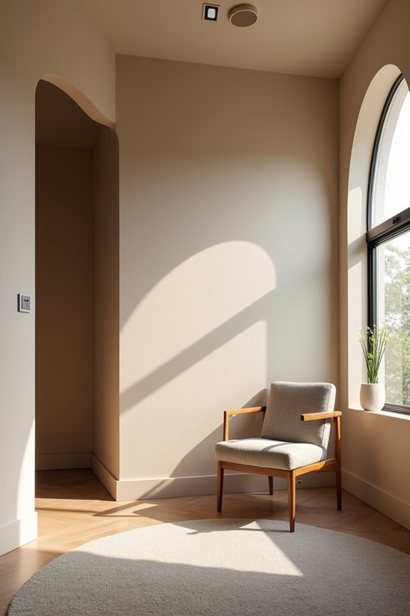 uninterrupted walls accent shines