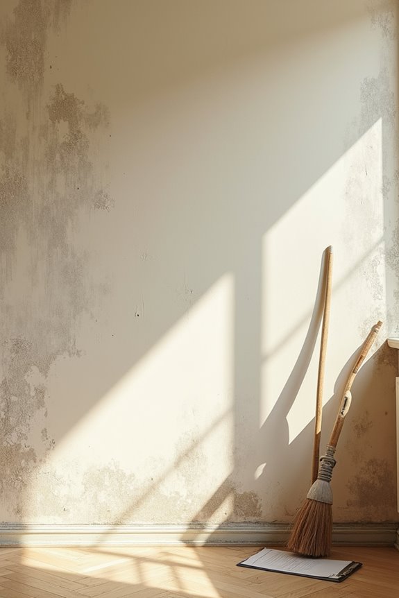 wall assessment before washing