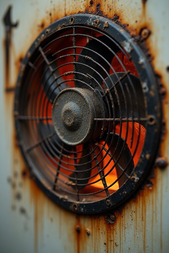 warning signs of bathroom fan failure